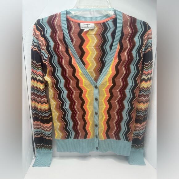 🔻🔻SOLD🔻🔻MISSONI 4 Target 20th Anniversary SMALL Signature Zig-Zag Multi-Color - Picture 1 of 16